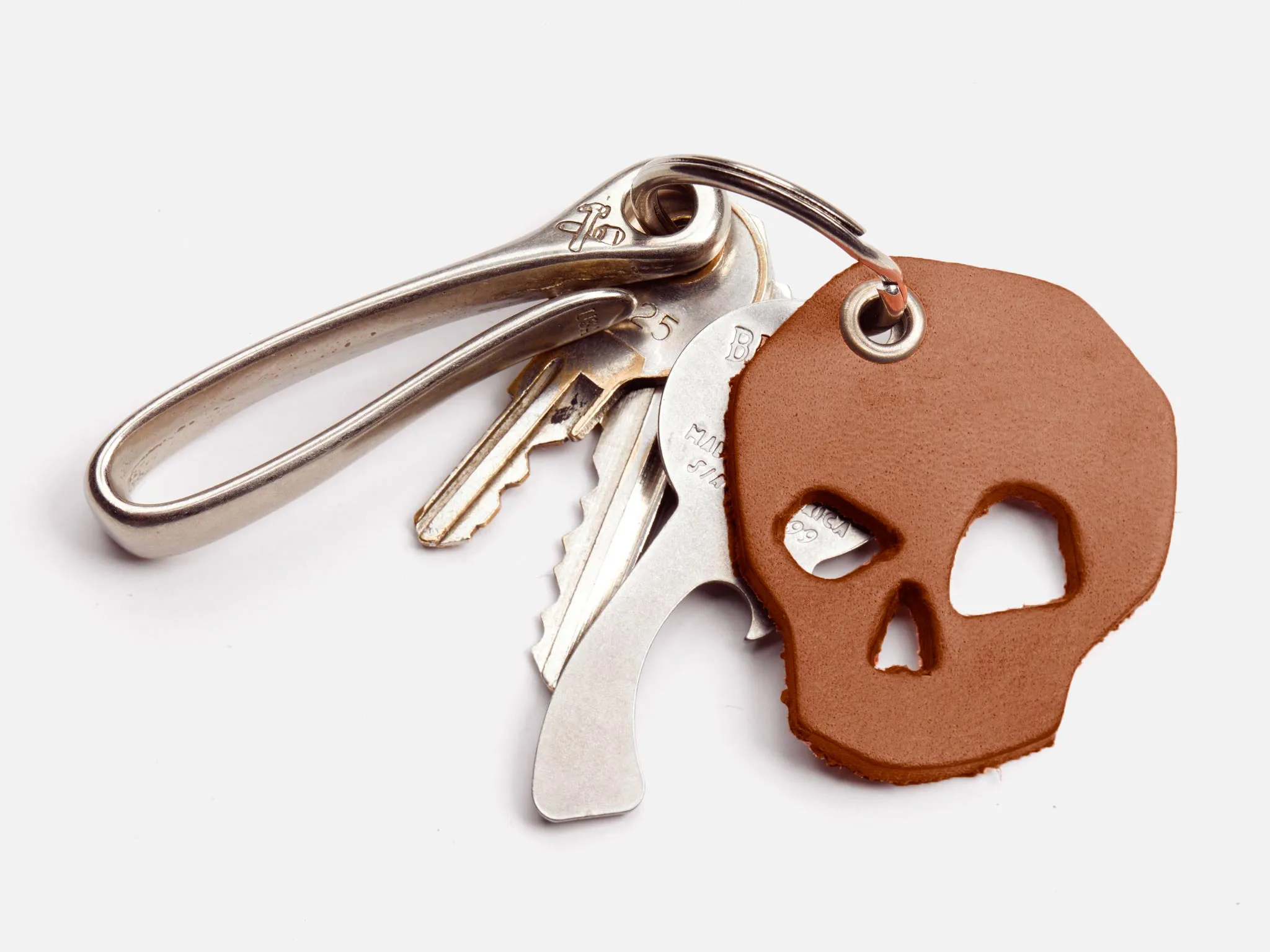 No. 519 Skull Keychain, Medium Brown sold by Billykirk product image thumbnail 3