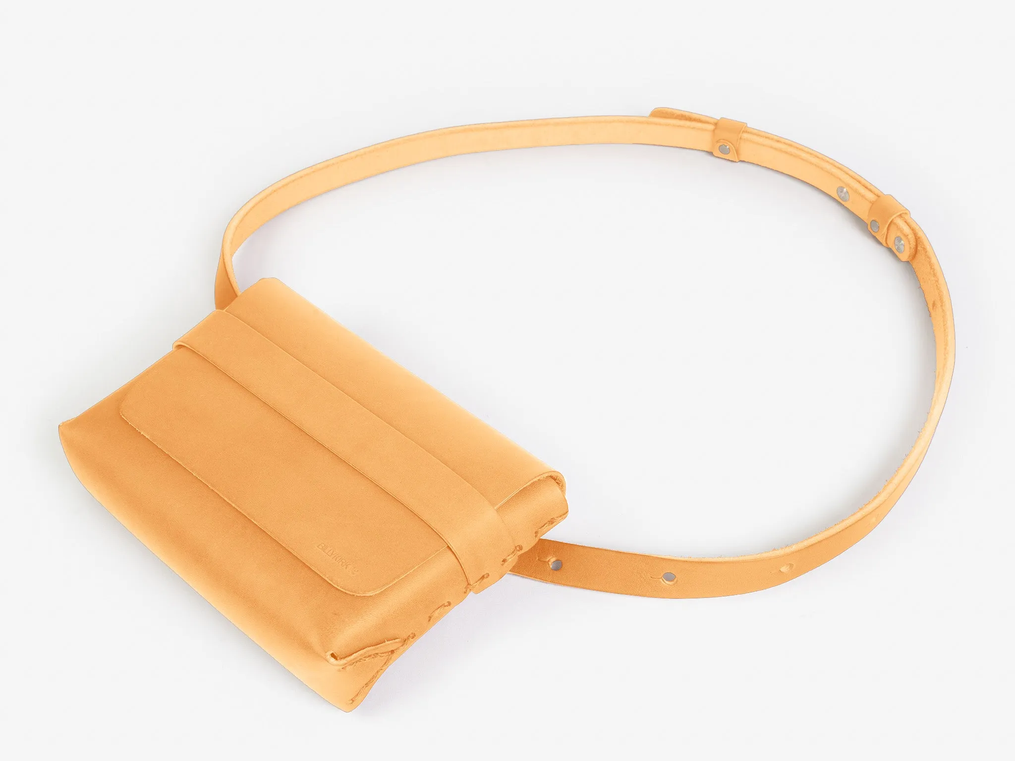 No. 603 Leather Crossbody & Belt Pouch, Natural sold by Billykirk product image thumbnail 2