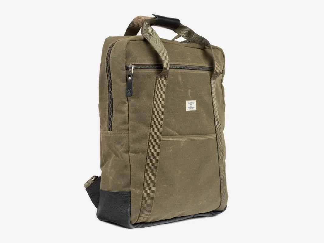 No. 609 Standard Issue Backpack Tote, Olive sold by Billykirk