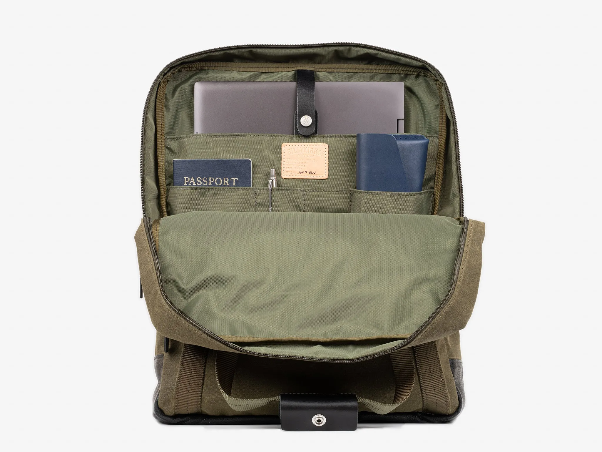 No. 609 Standard Issue Backpack Tote, Olive sold by Billykirk product image thumbnail 3