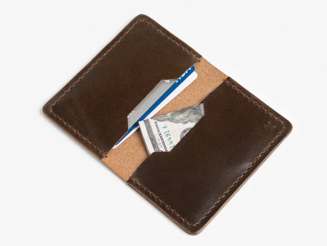 No. 427 Bi-Fold Card Case, Olive sold by Billykirk