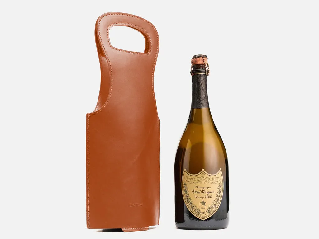 No. 520 Leather Wine Tote sold by Billykirk