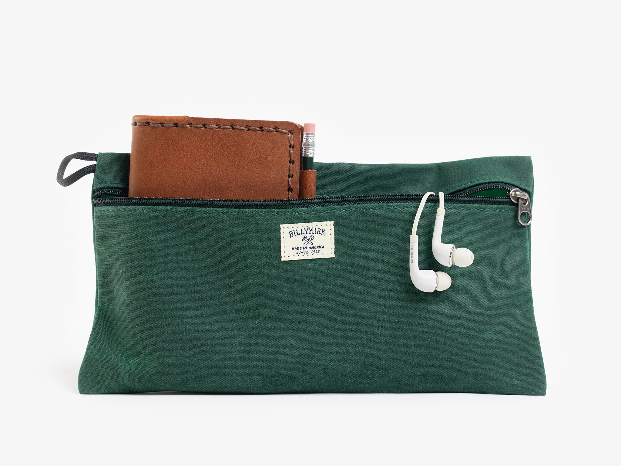 No. 303 Standard Issue Large Pouch, Hunter Green sold by Billykirk product image thumbnail 2