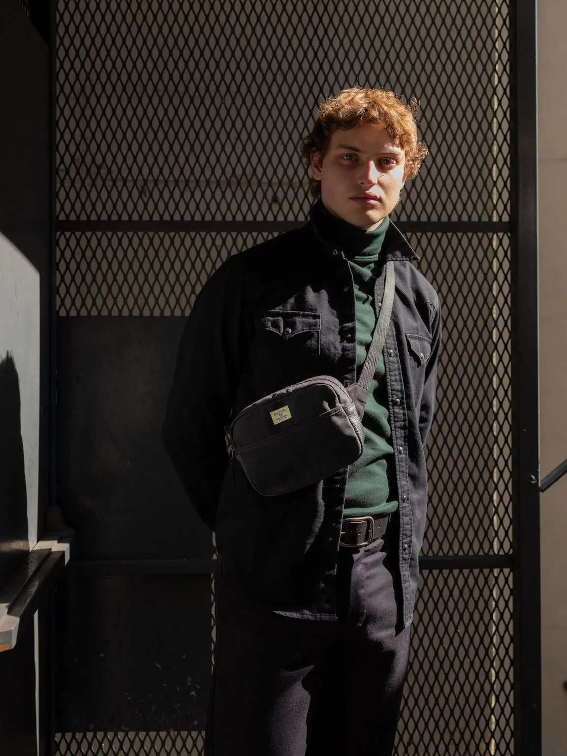 No. 605 Standard Issue Crossbody & Belt Pouch, Olive sold by Billykirk product image thumbnail 4