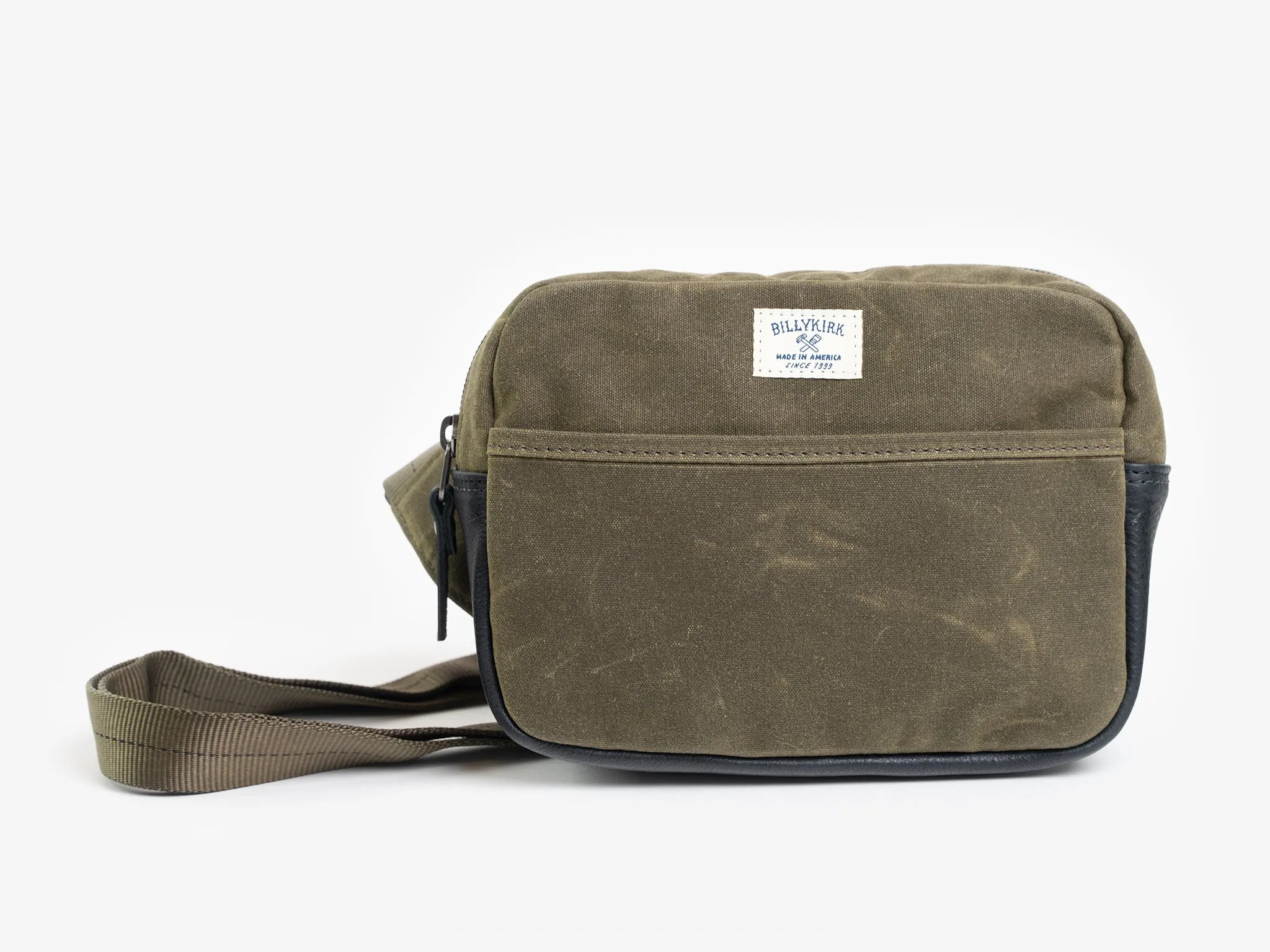 No. 605 Standard Issue Crossbody & Belt Pouch, Olive sold by Billykirk
