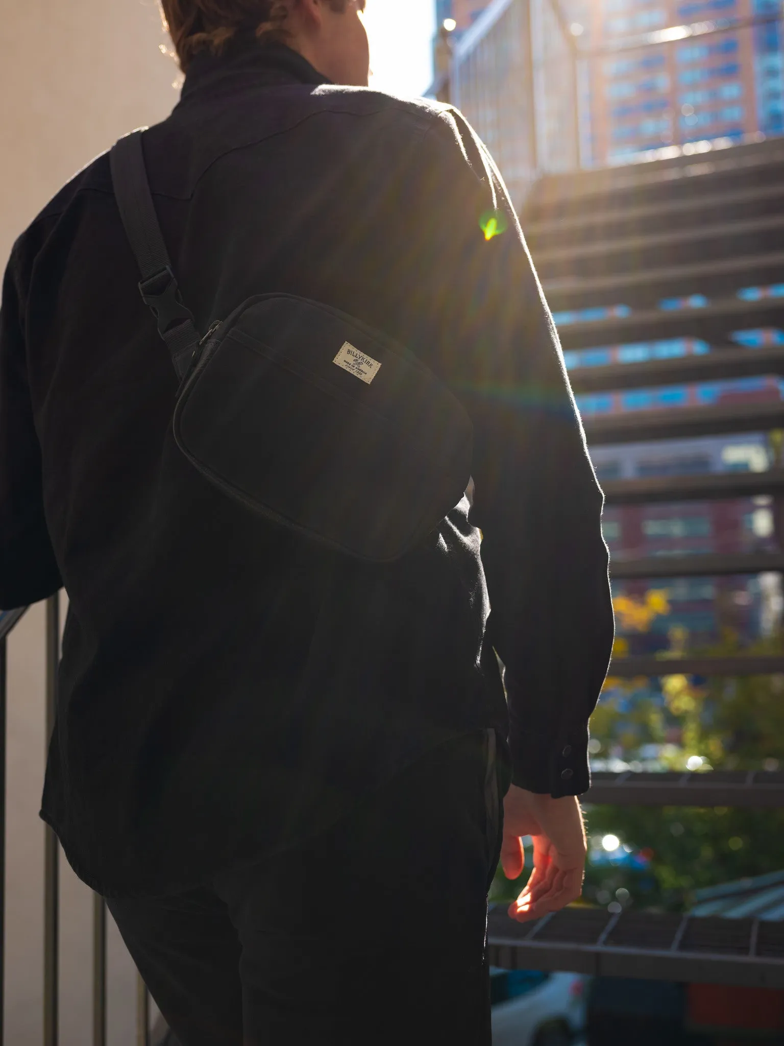 No. 605 Standard Issue Crossbody & Belt Pouch, Black sold by Billykirk product image thumbnail 5