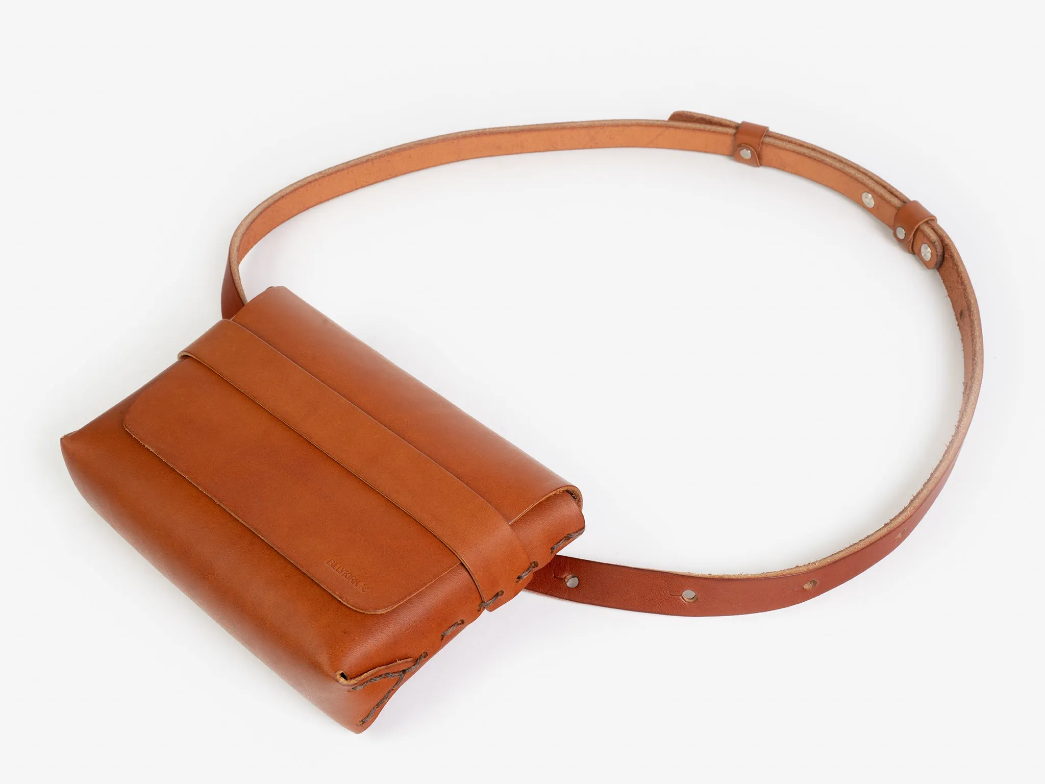 No. 603 Leather Crossbody & Belt Pouch, Tan sold by Billykirk product image thumbnail 2