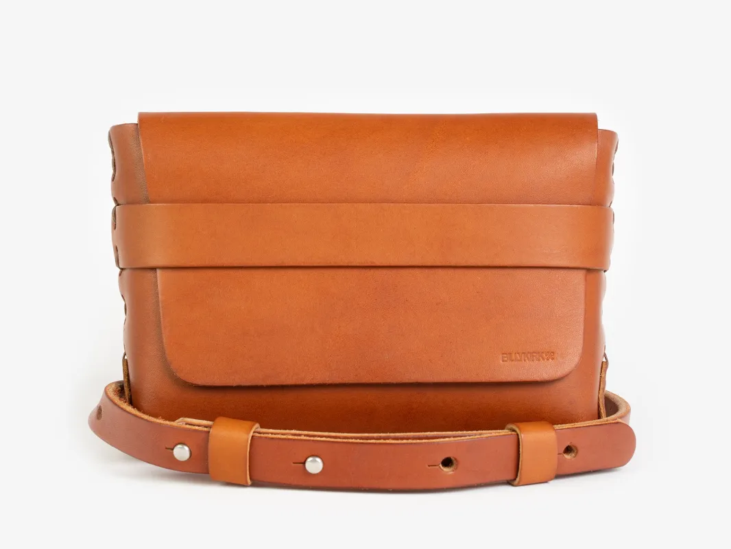 No. 603 Leather Crossbody & Belt Pouch, Tan made by Billykirk