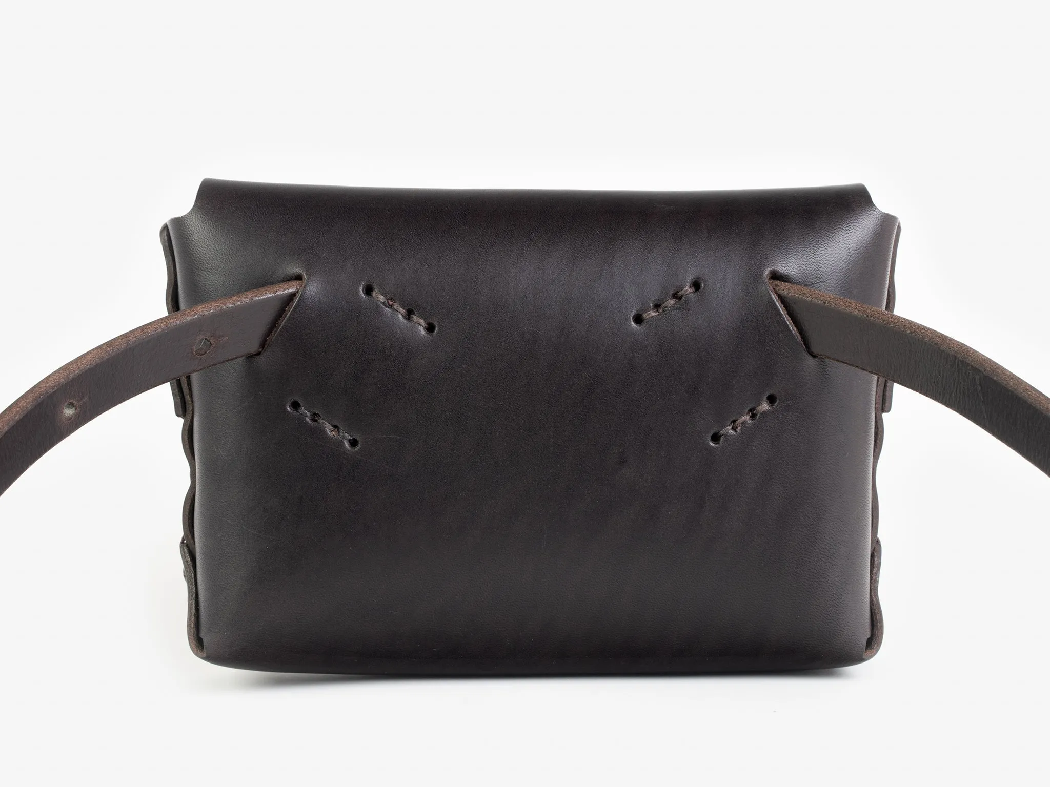 No. 603 Leather Crossbody & Belt Pouch, Dark Brown sold by Billykirk product image thumbnail 5