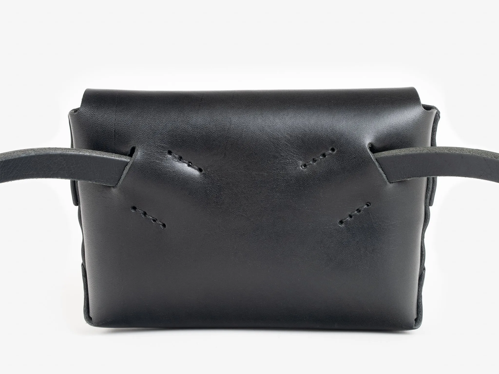 No. 603 Leather Crossbody & Belt Pouch, Black sold by Billykirk product image thumbnail 5