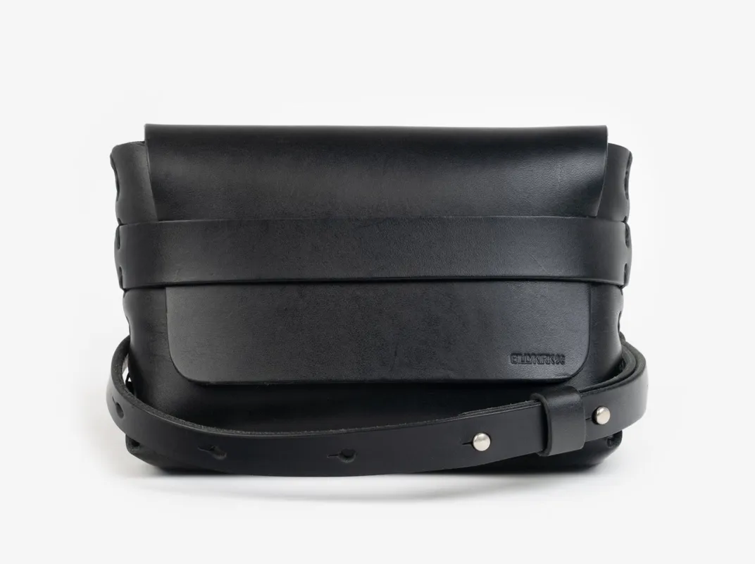 No. 603 Leather Crossbody & Belt Pouch, Black sold by Billykirk