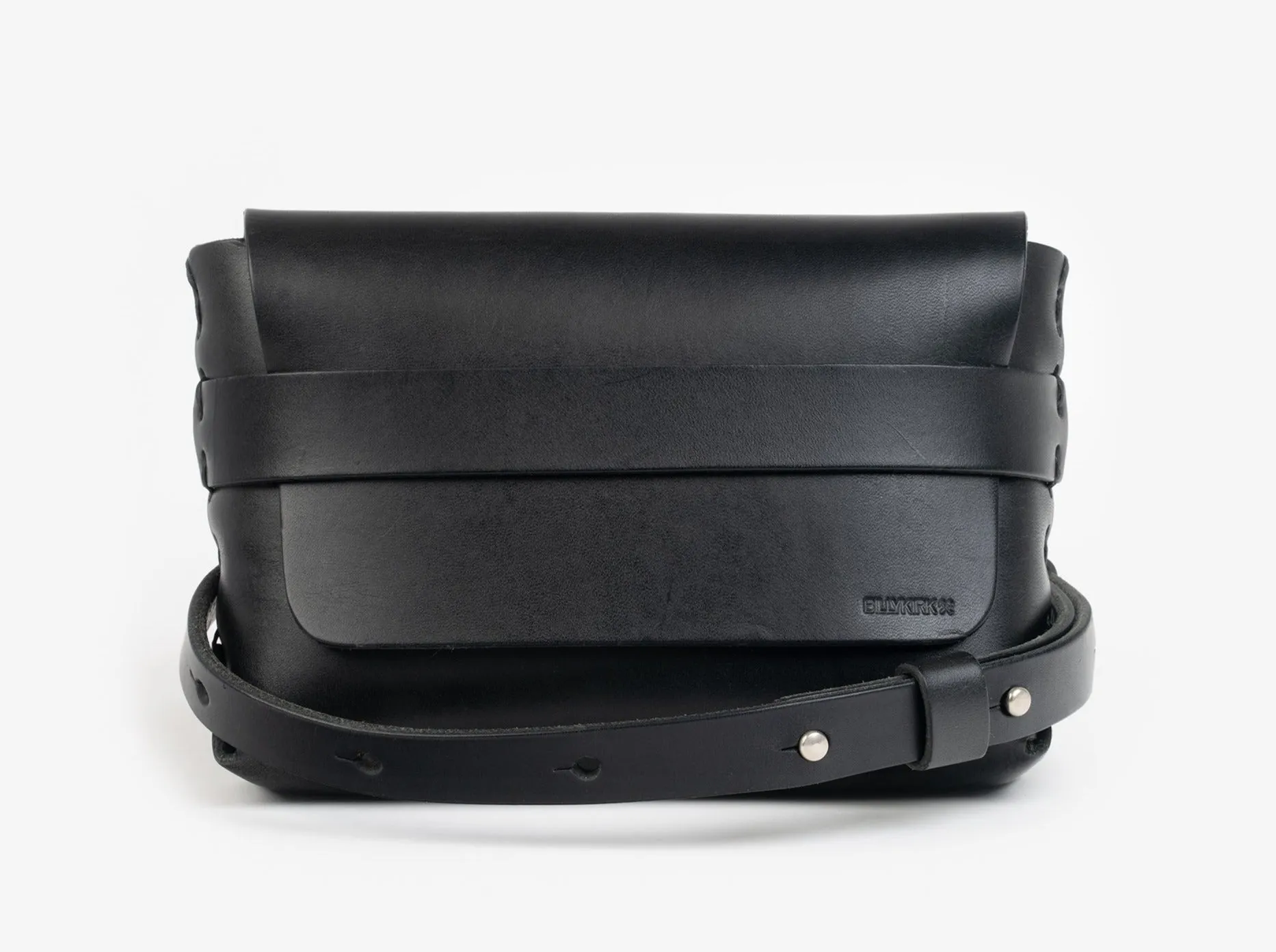 No. 603 Leather Crossbody & Belt Pouch, Black sold by Billykirk