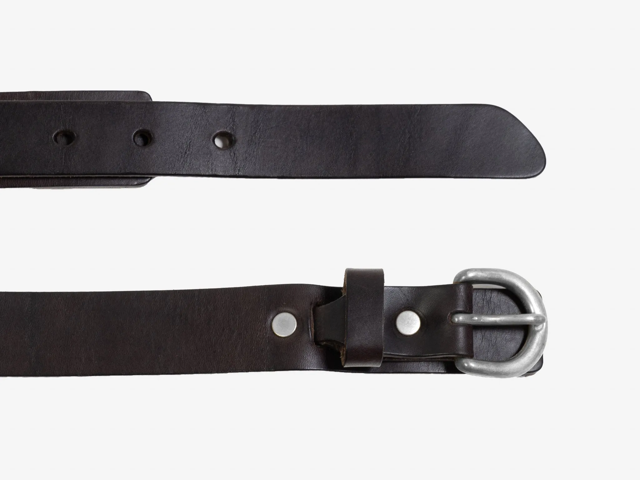 No. 222 Harness Buckle Belt, Dark Brown sold by Billykirk product image thumbnail 5