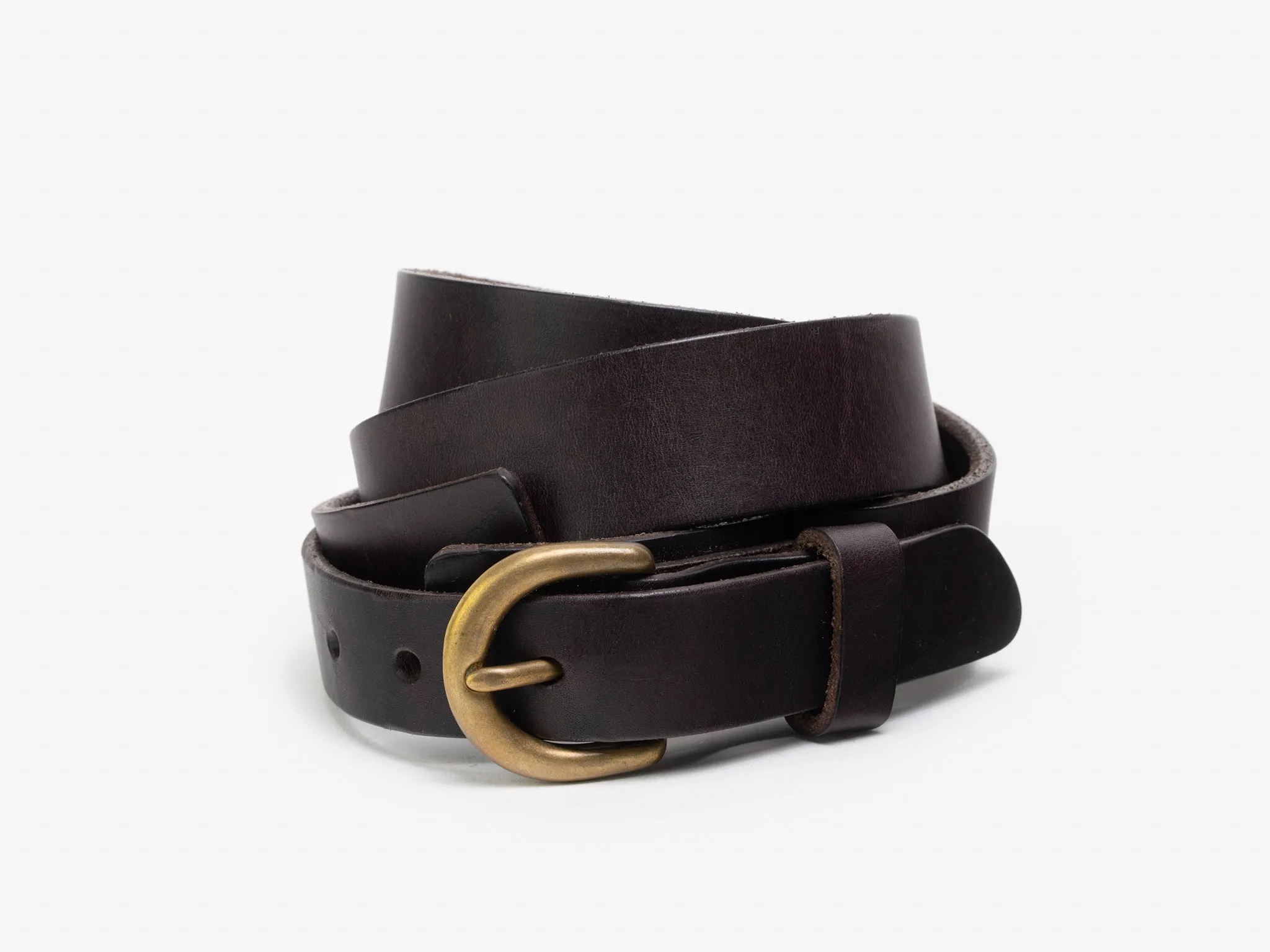 No. 222 Harness Buckle Belt, Dark Brown sold by Billykirk product image thumbnail 4