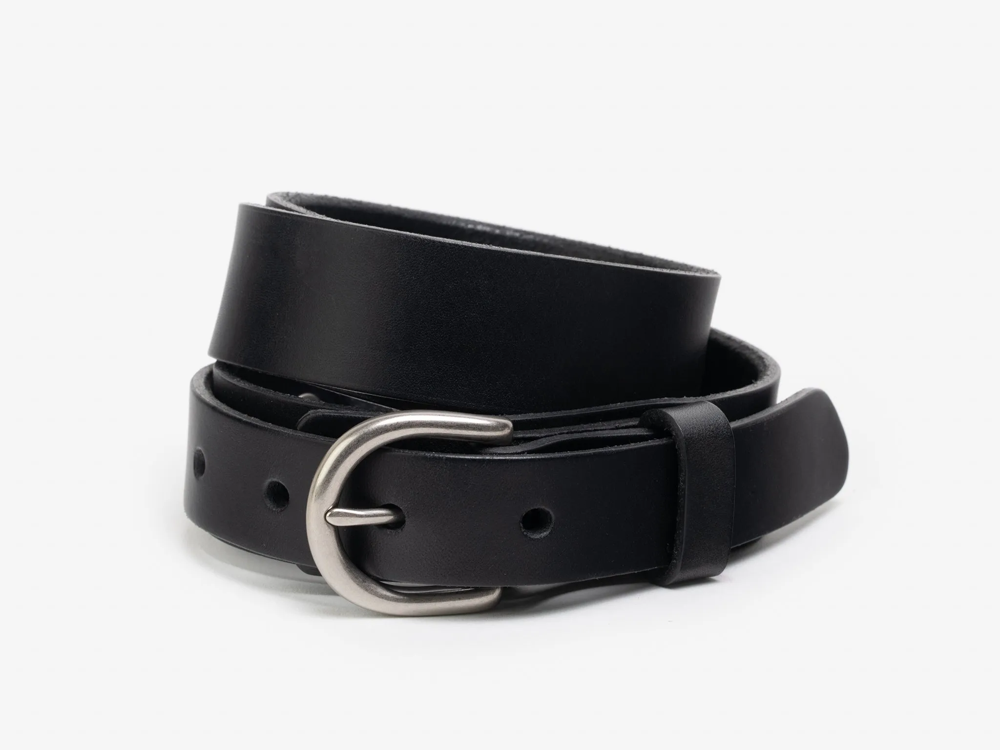 No. 222 Harness Buckle Belt, Black sold by Billykirk
