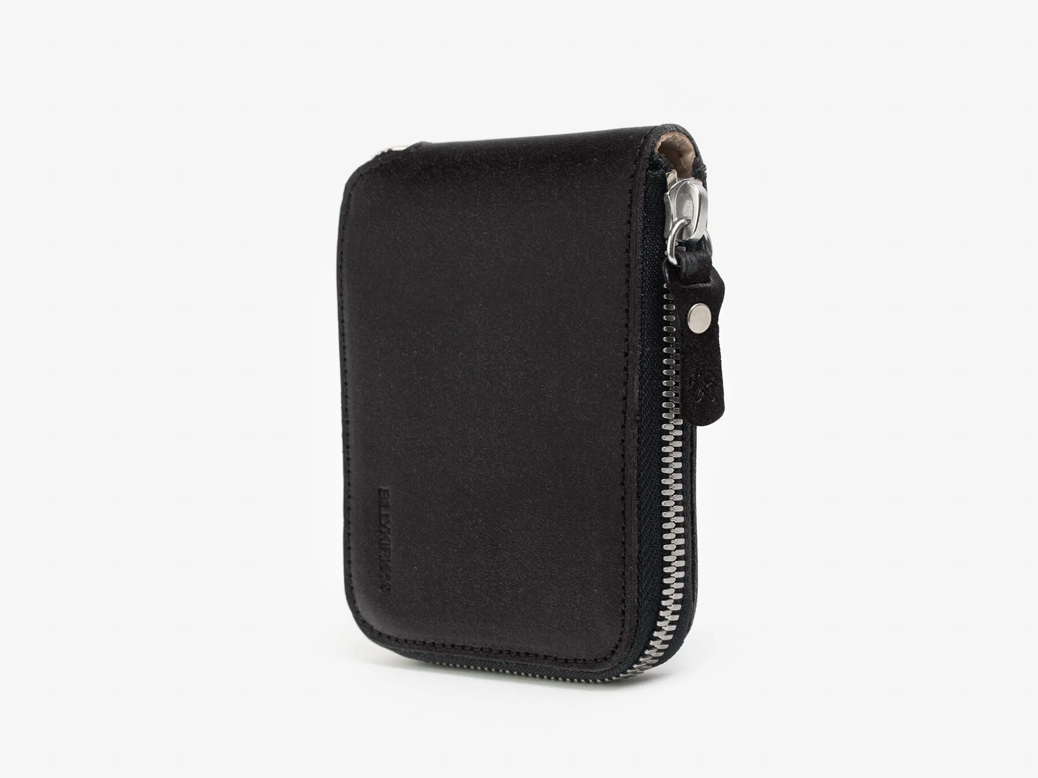 No. 078 Zip Wallet , Ebony Waxed Flesh sold by Billykirk product image thumbnail 3