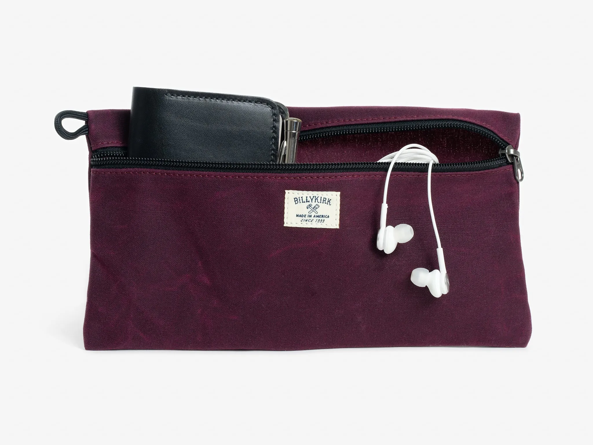 No. 303 Standard Issue Large Pouch, Cranberry sold by Billykirk product image thumbnail 2