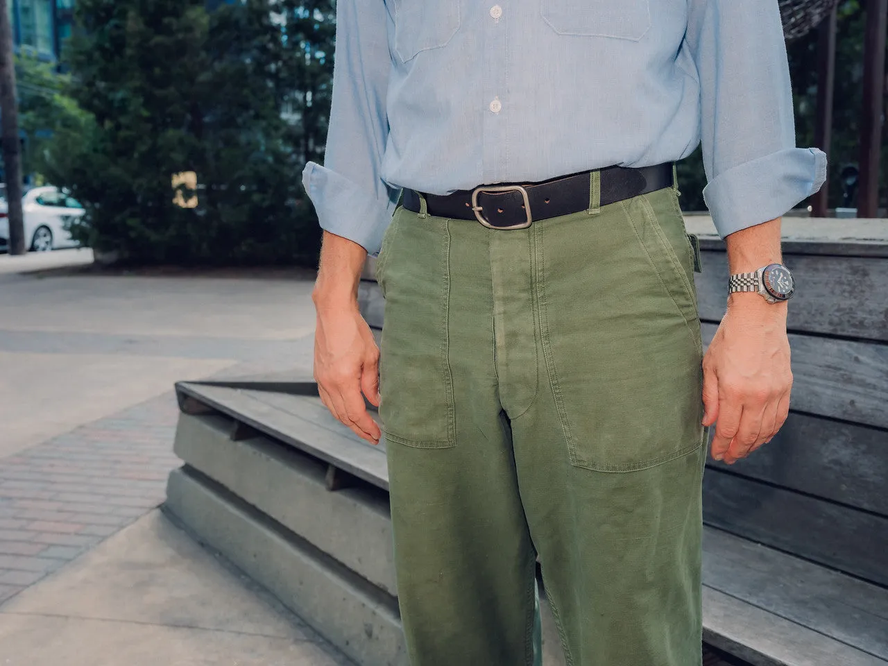 No. 288 Center Bar Belt, Java Waxed Flesh sold by Billykirk product image thumbnail 4