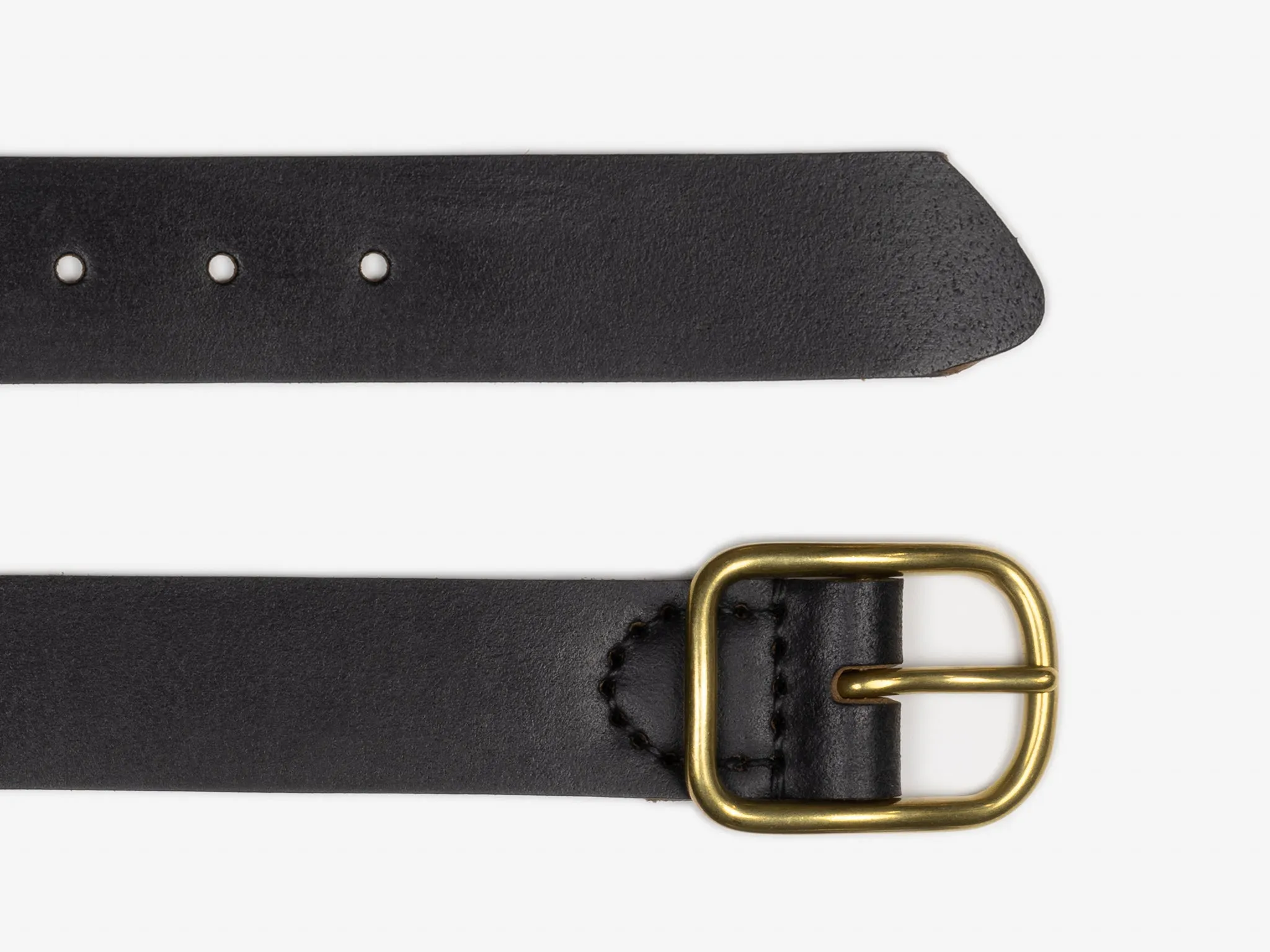 No. 288 Center Bar Belt, Ebony Waxed Flesh sold by Billykirk product image thumbnail 2