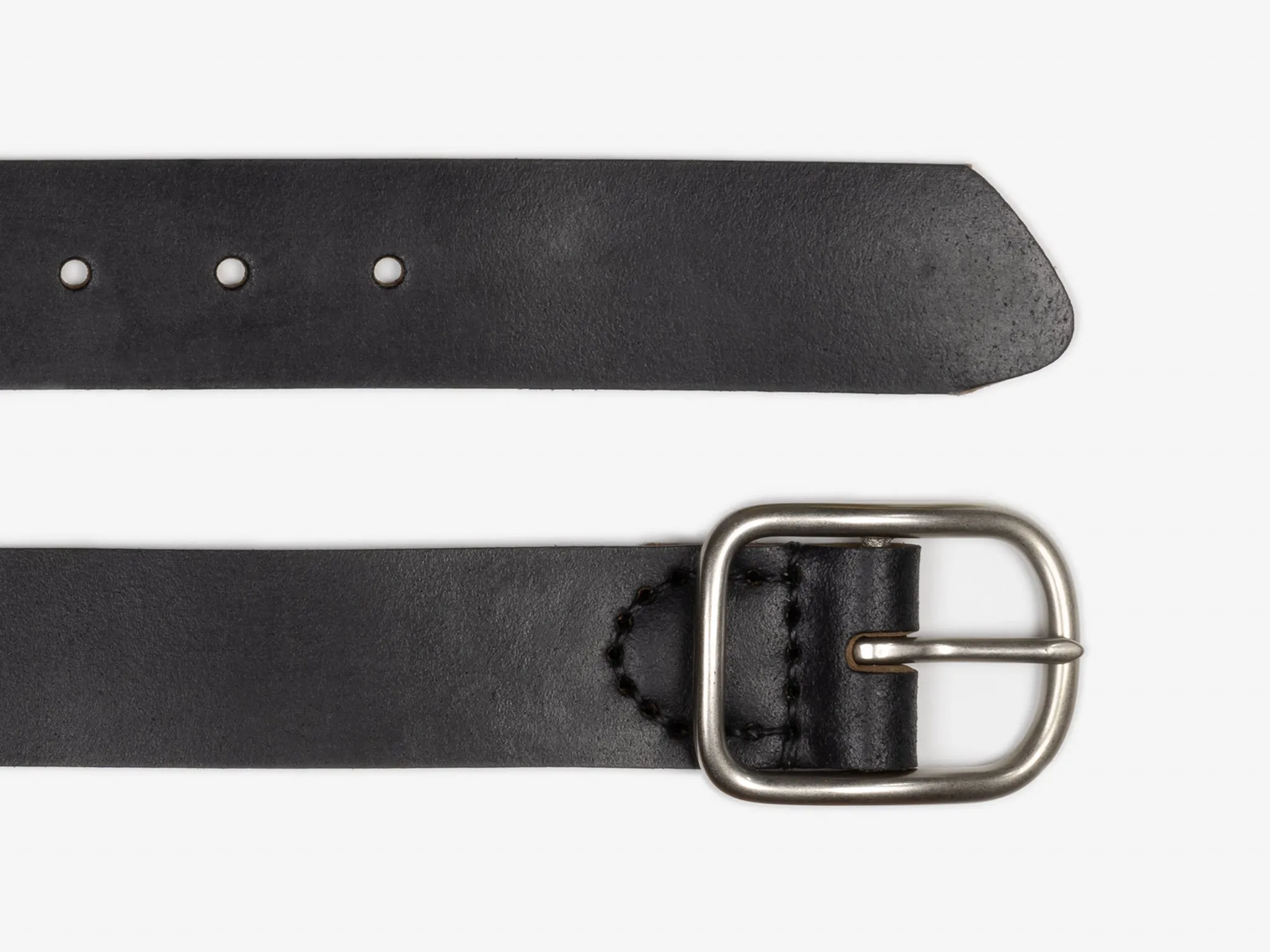 No. 288 Center Bar Belt, Ebony Waxed Flesh sold by Billykirk product image thumbnail 3