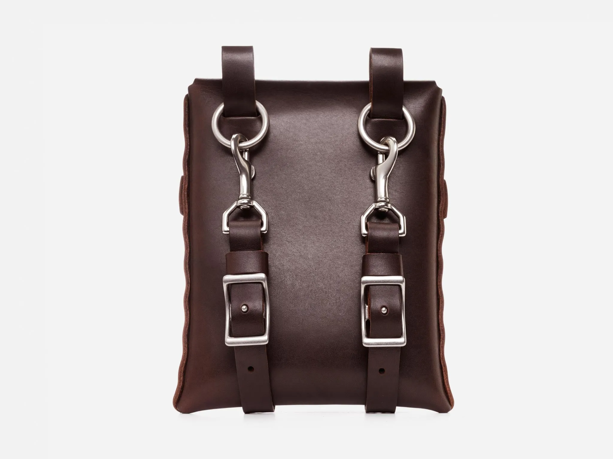 No. 123 Shoulder Pouch, Dark Brown sold by Billykirk product image thumbnail 3