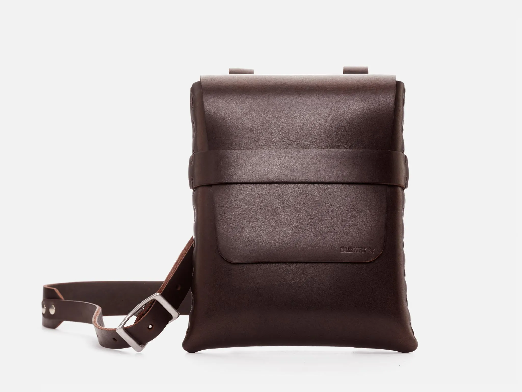 No. 123 Shoulder Pouch, Dark Brown sold by Billykirk product image thumbnail 2