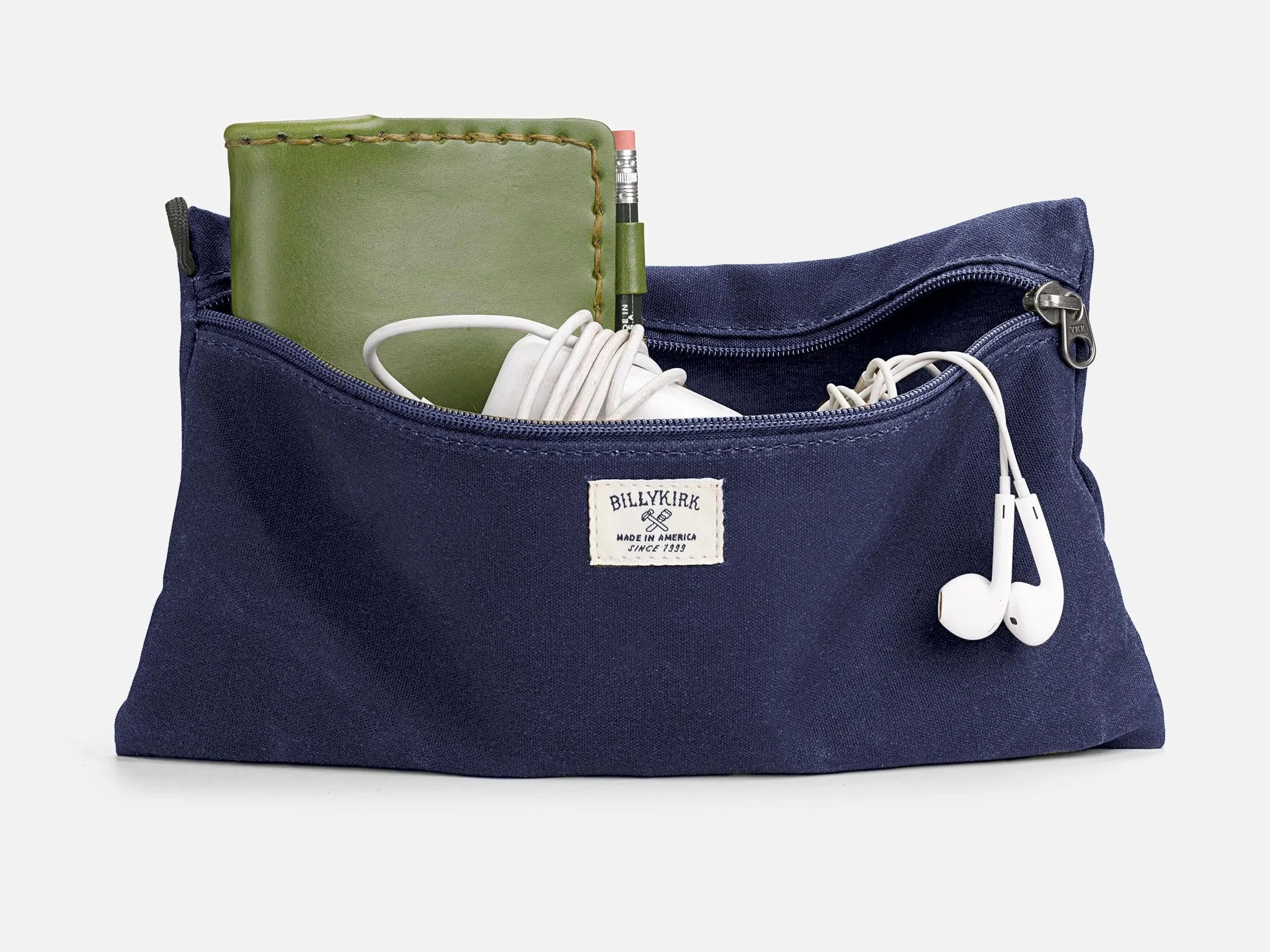 No. 303 Standard Issue Large Pouch, Navy sold by Billykirk product image thumbnail 2