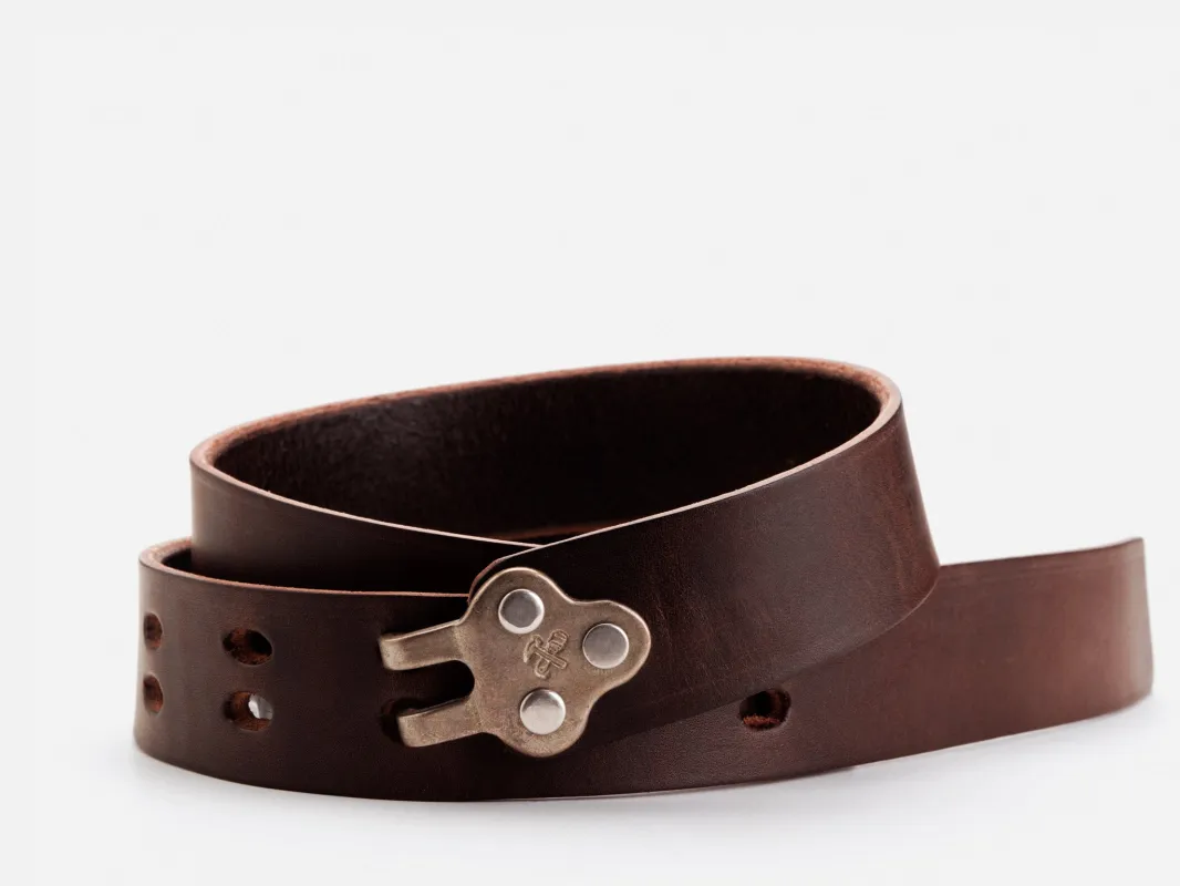 No. 150 Claw Buckle Belt, Dark Brown sold by Billykirk