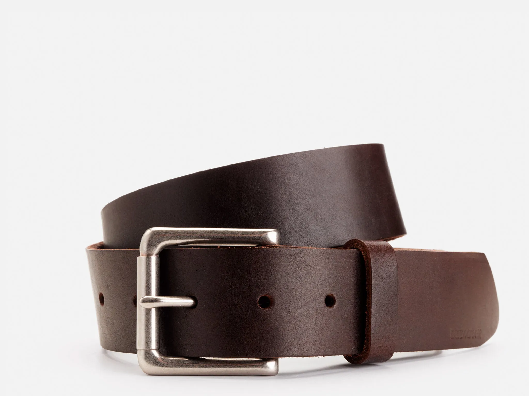 No. 289 Roller Bar Belt, Dark Brown sold by Billykirk