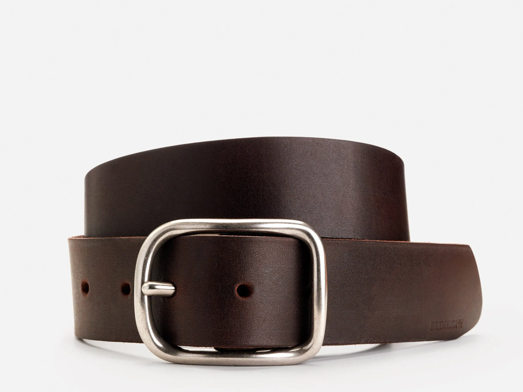 No. 288 Center Bar Belt, Dark Brown sold by Billykirk