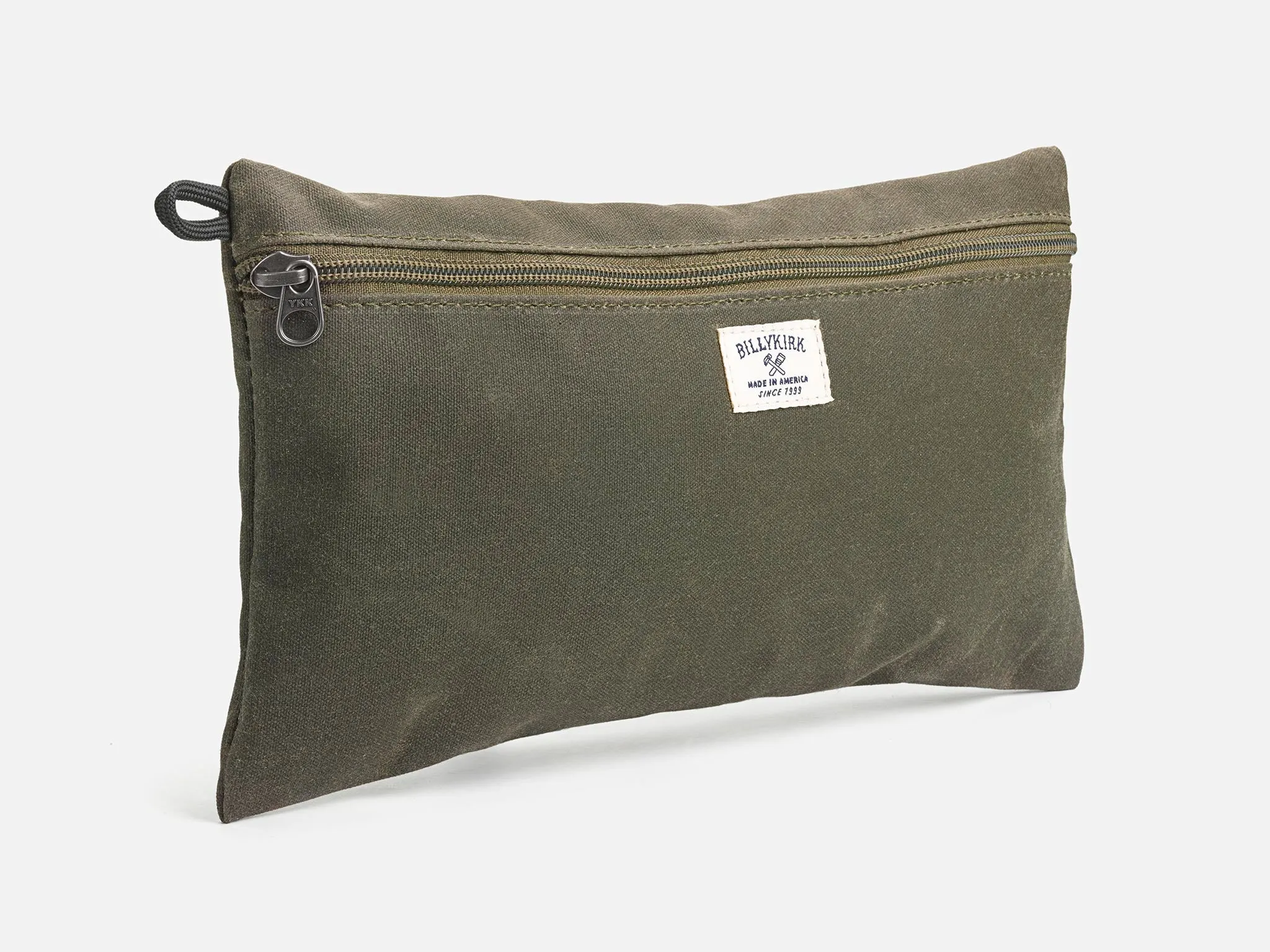 No. 303 Standard Issue Large Pouch, Olive sold by Billykirk