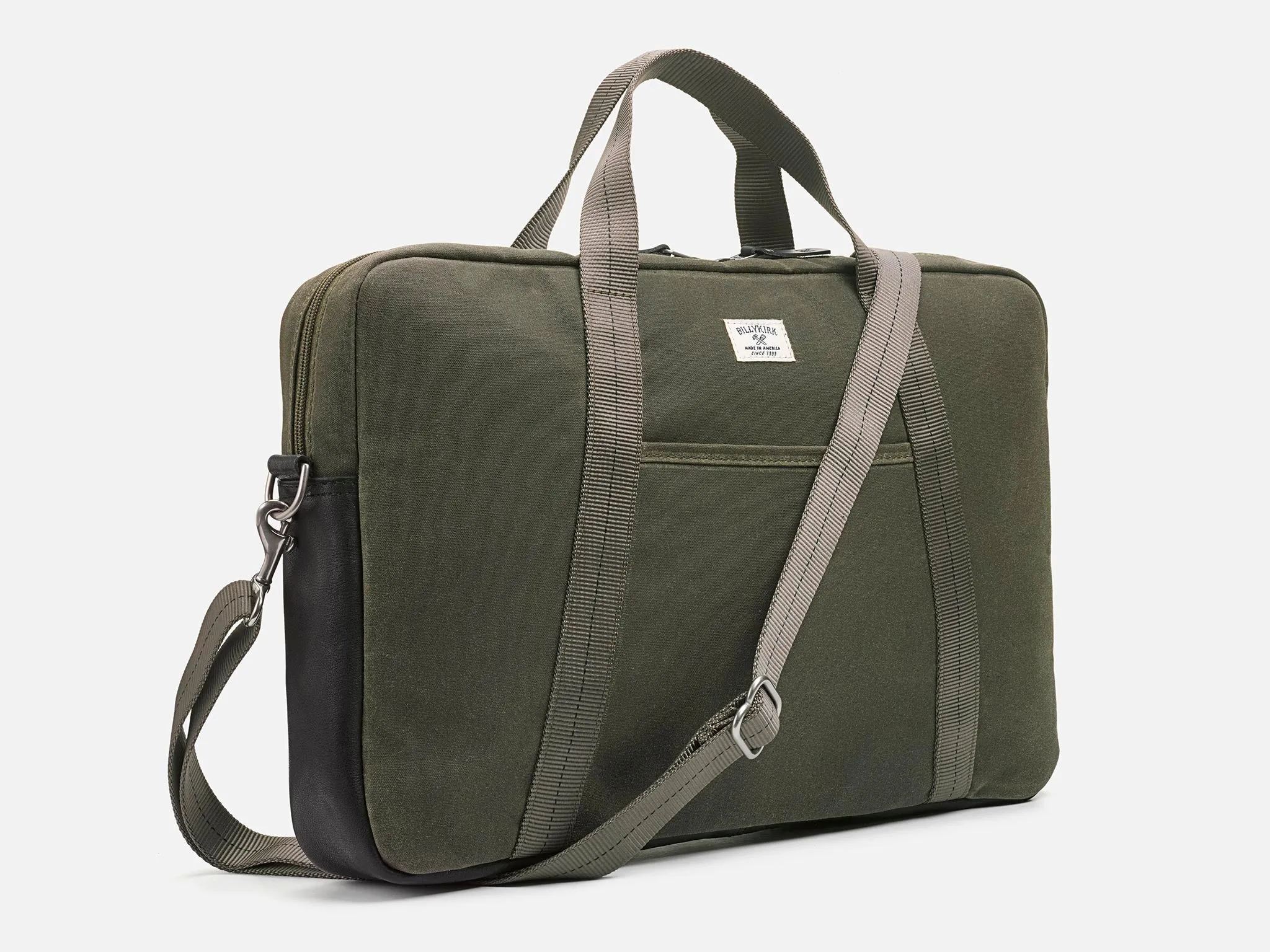 No. 508 Standard Issue Slim Briefcase, Olive sold by Billykirk
