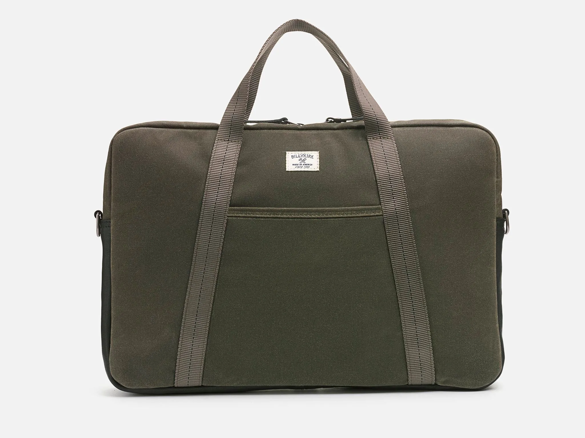 No. 508 Standard Issue Slim Briefcase, Olive sold by Billykirk product image thumbnail 2