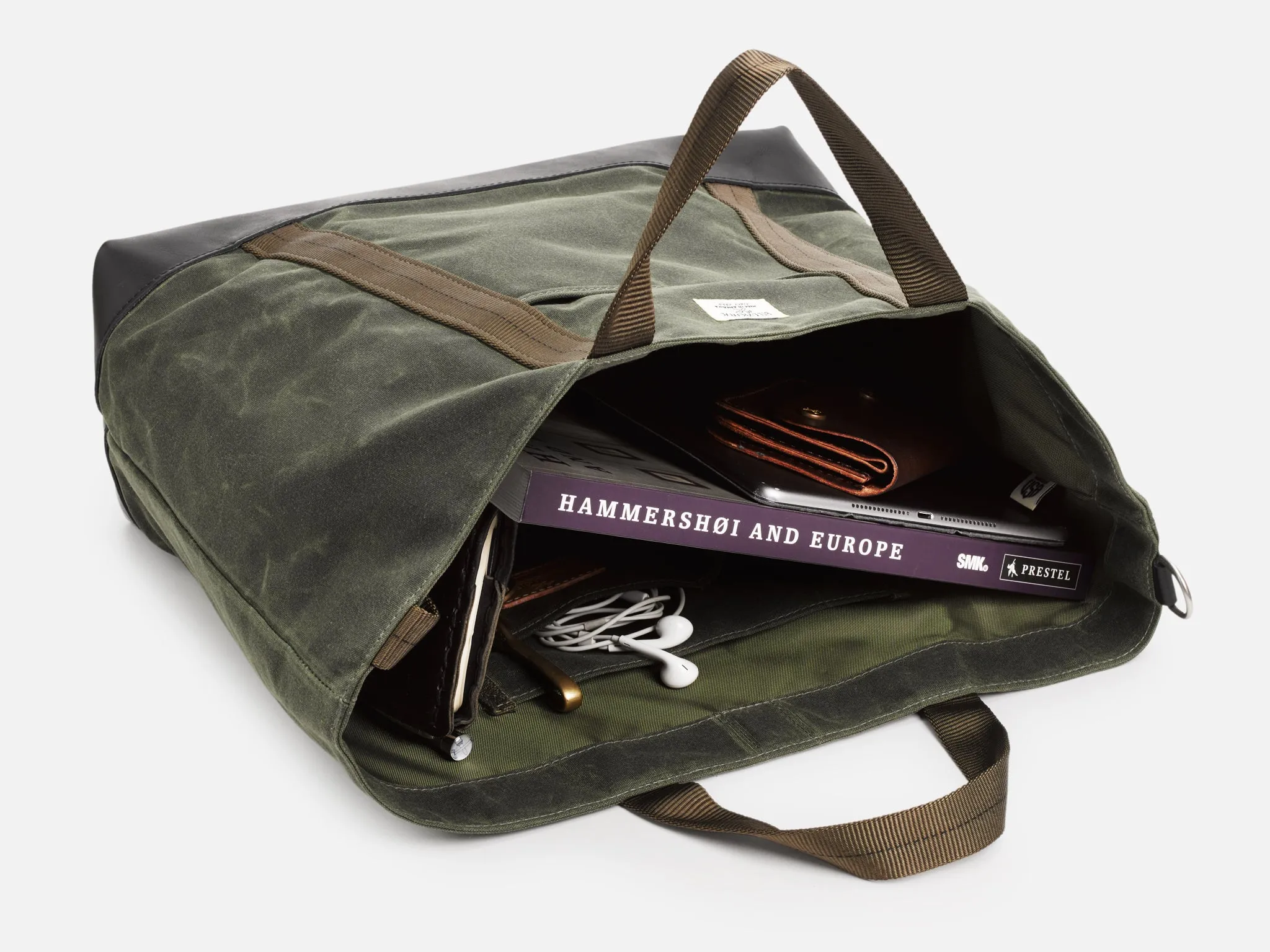 No. 540 Standard Issue East West Tote, Olive sold by Billykirk product image thumbnail 4