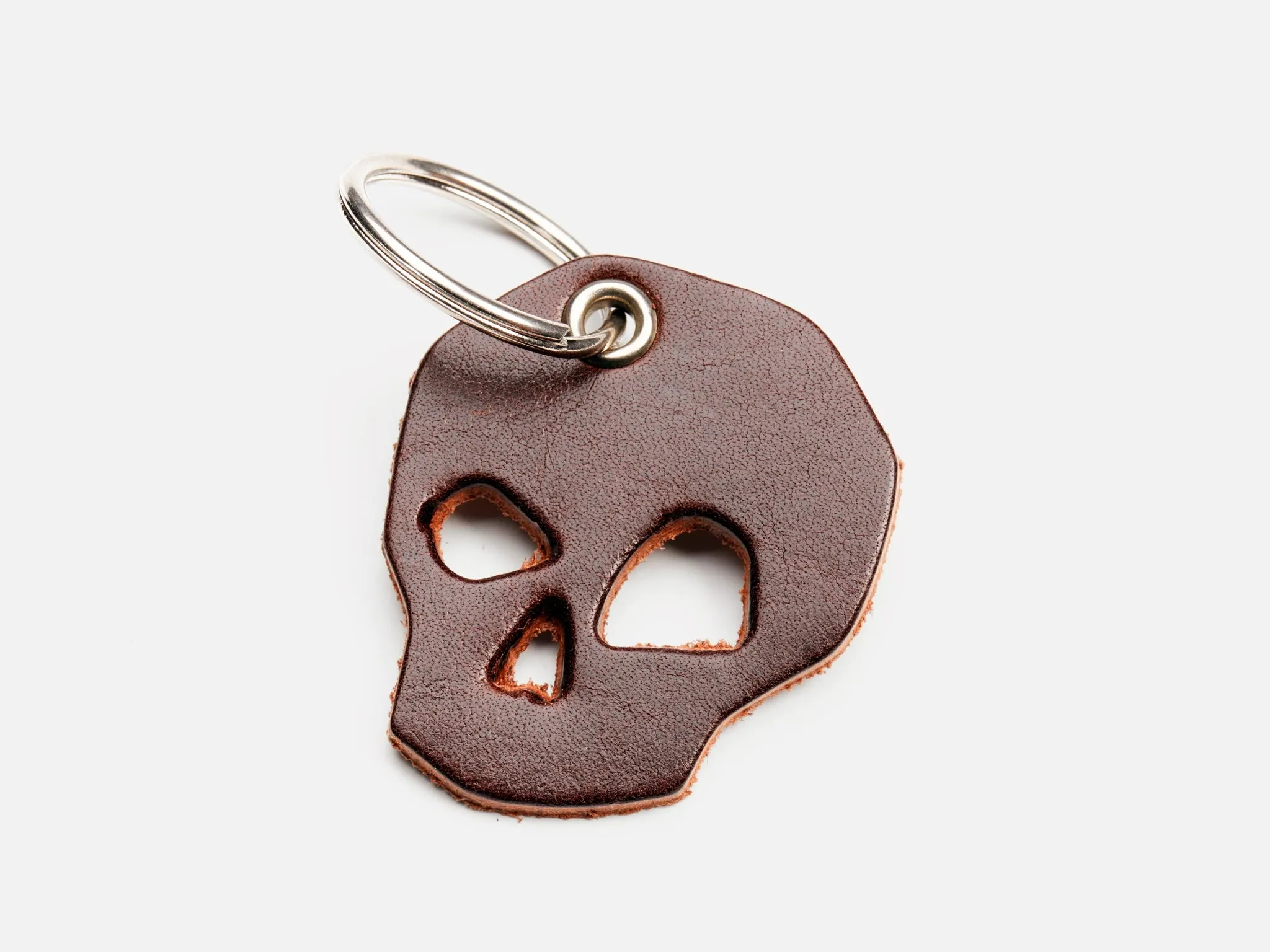 No. 519 Skull Keychain, Brown sold by Billykirk