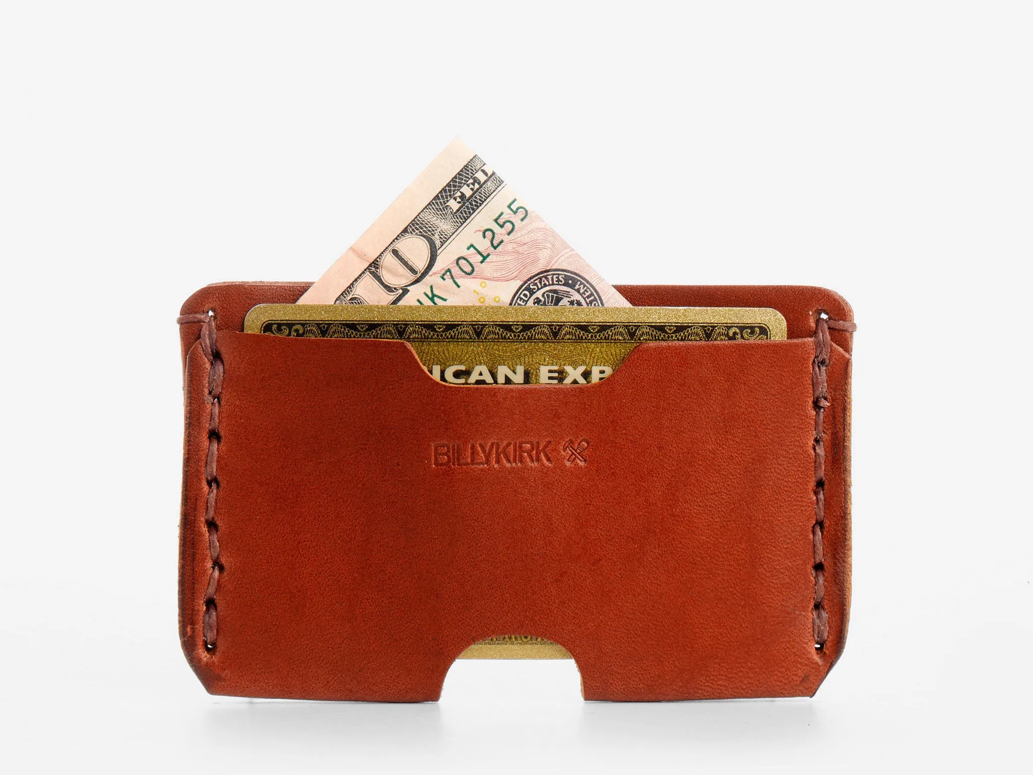 No. 397 Slim Card Case, Tan sold by Billykirk product image thumbnail 2