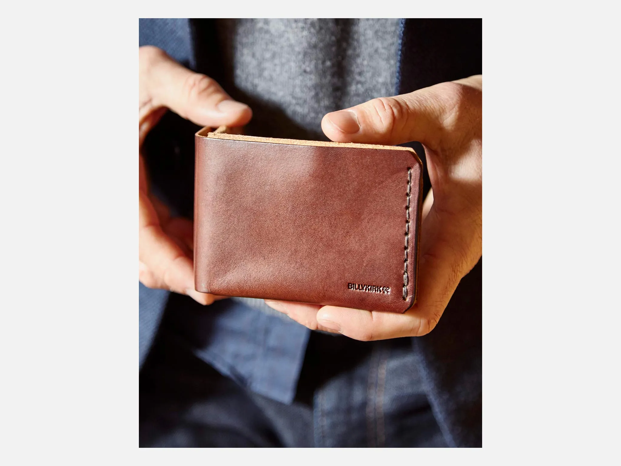 No. 398 Bi-Fold Wallet, Black sold by Billykirk product image thumbnail 3