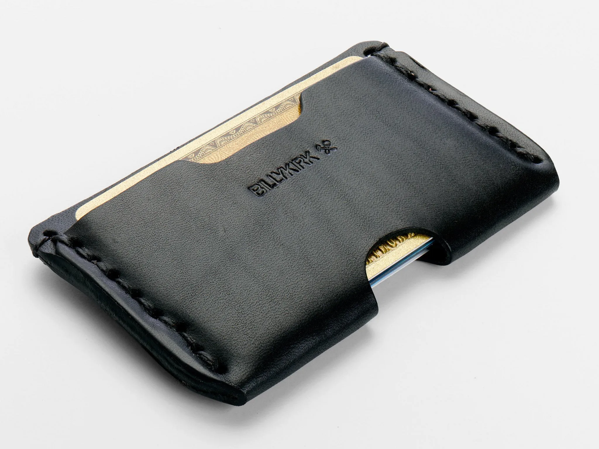 No. 397 Slim Card Case, Black sold by Billykirk