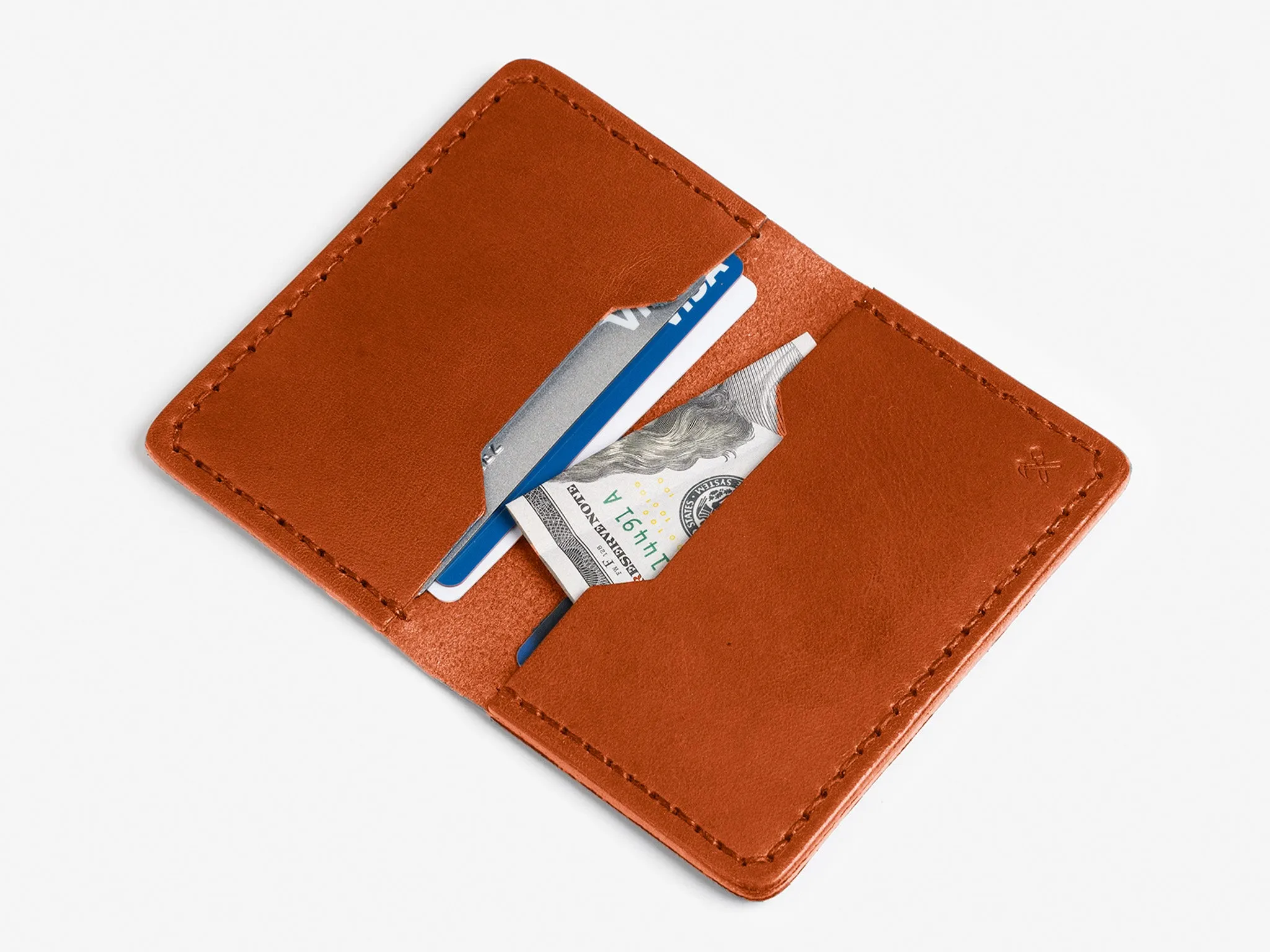 No. 427 Bi-Fold Card Case, Tan sold by Billykirk