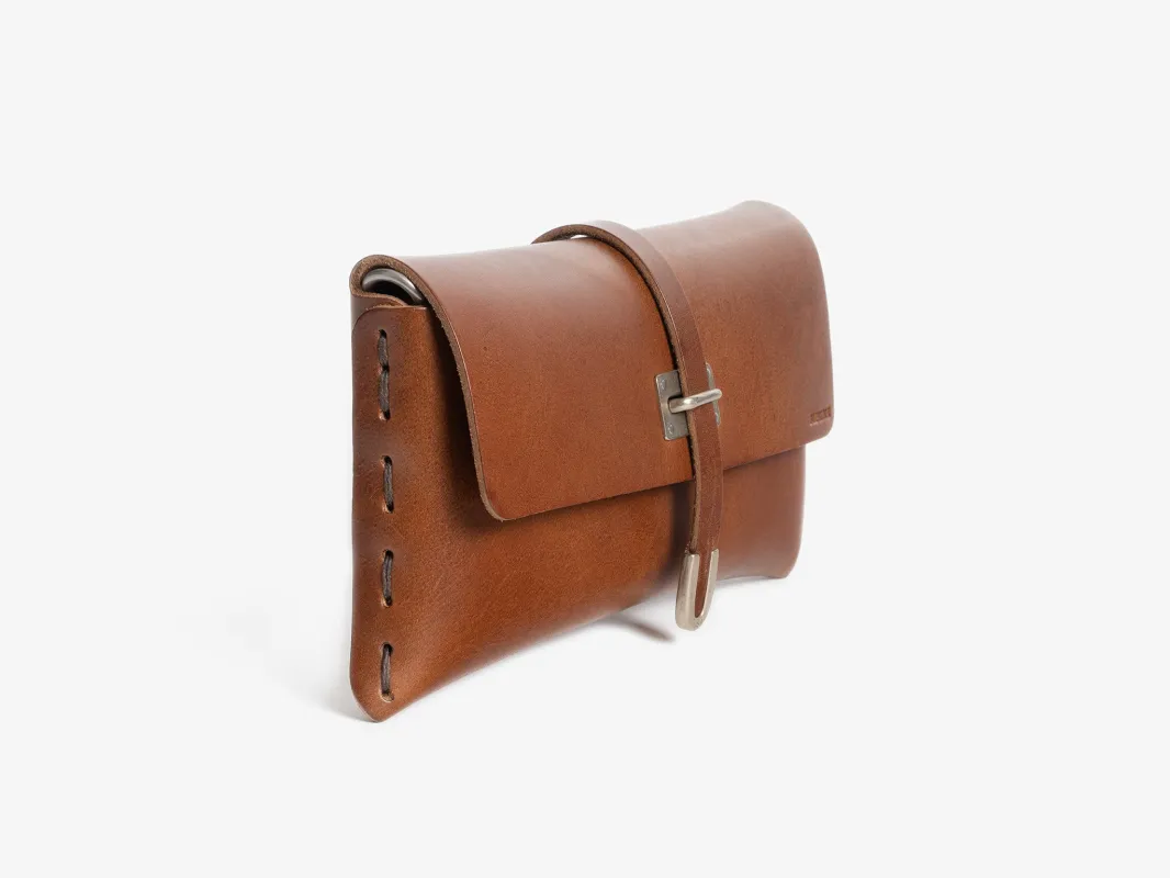 No. 125 Small Leather Clutch, Tan sold by Billykirk