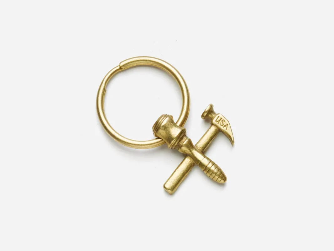 No. 365 Hammer & Maul Keychain, Solid Brass sold by Billykirk