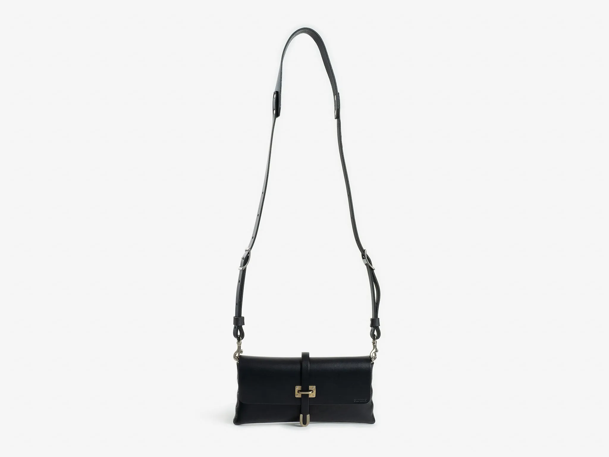 No. 125 Small Leather Clutch, Black sold by Billykirk product image thumbnail 3