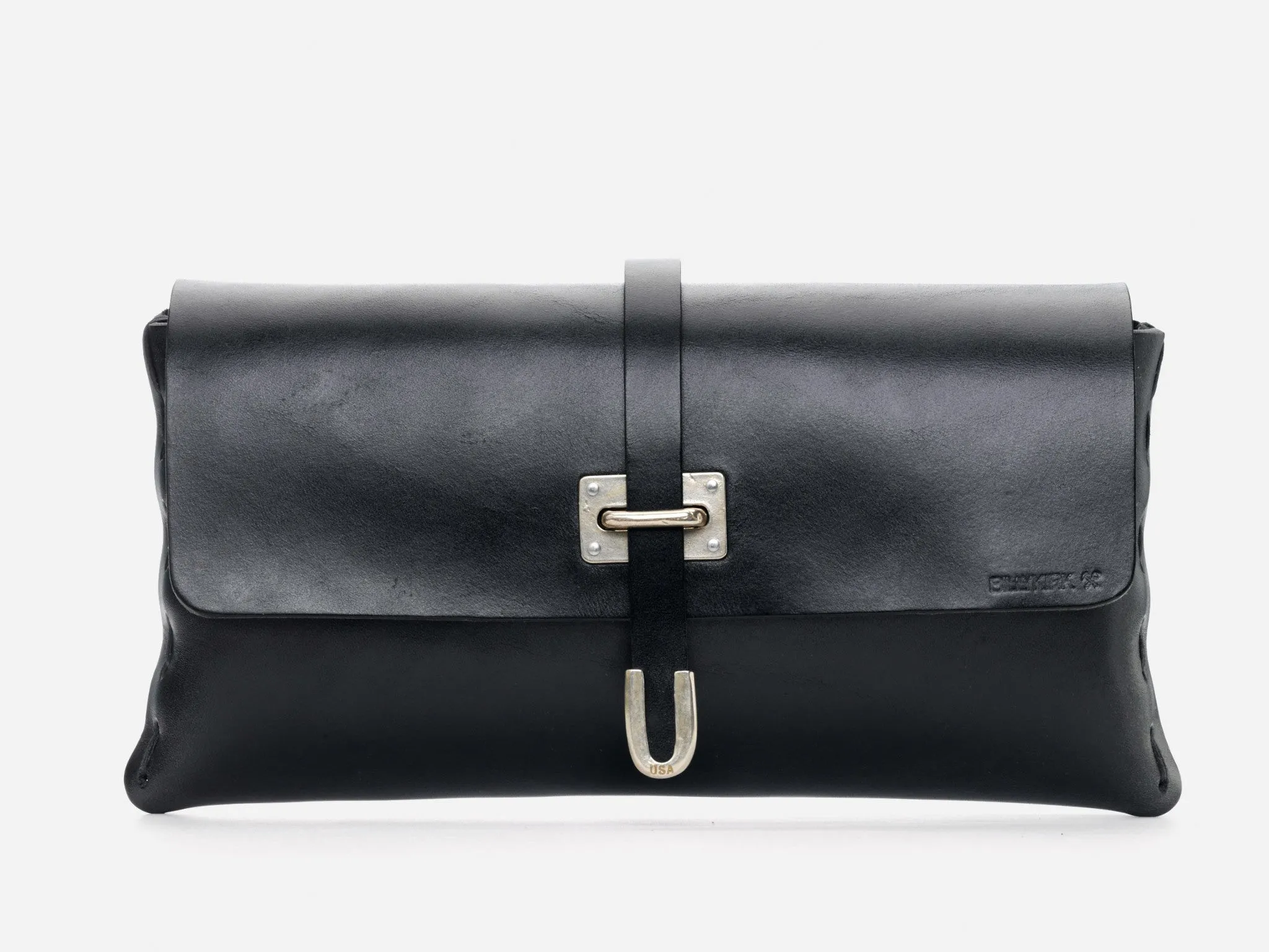 No. 125 Small Leather Clutch, Black sold by Billykirk product image thumbnail 4