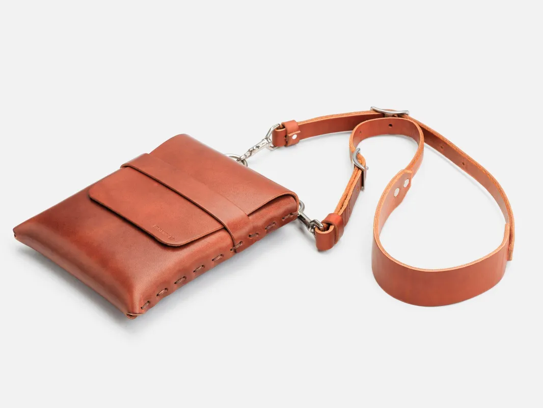 No. 123 Shoulder Pouch, Tan sold by Billykirk