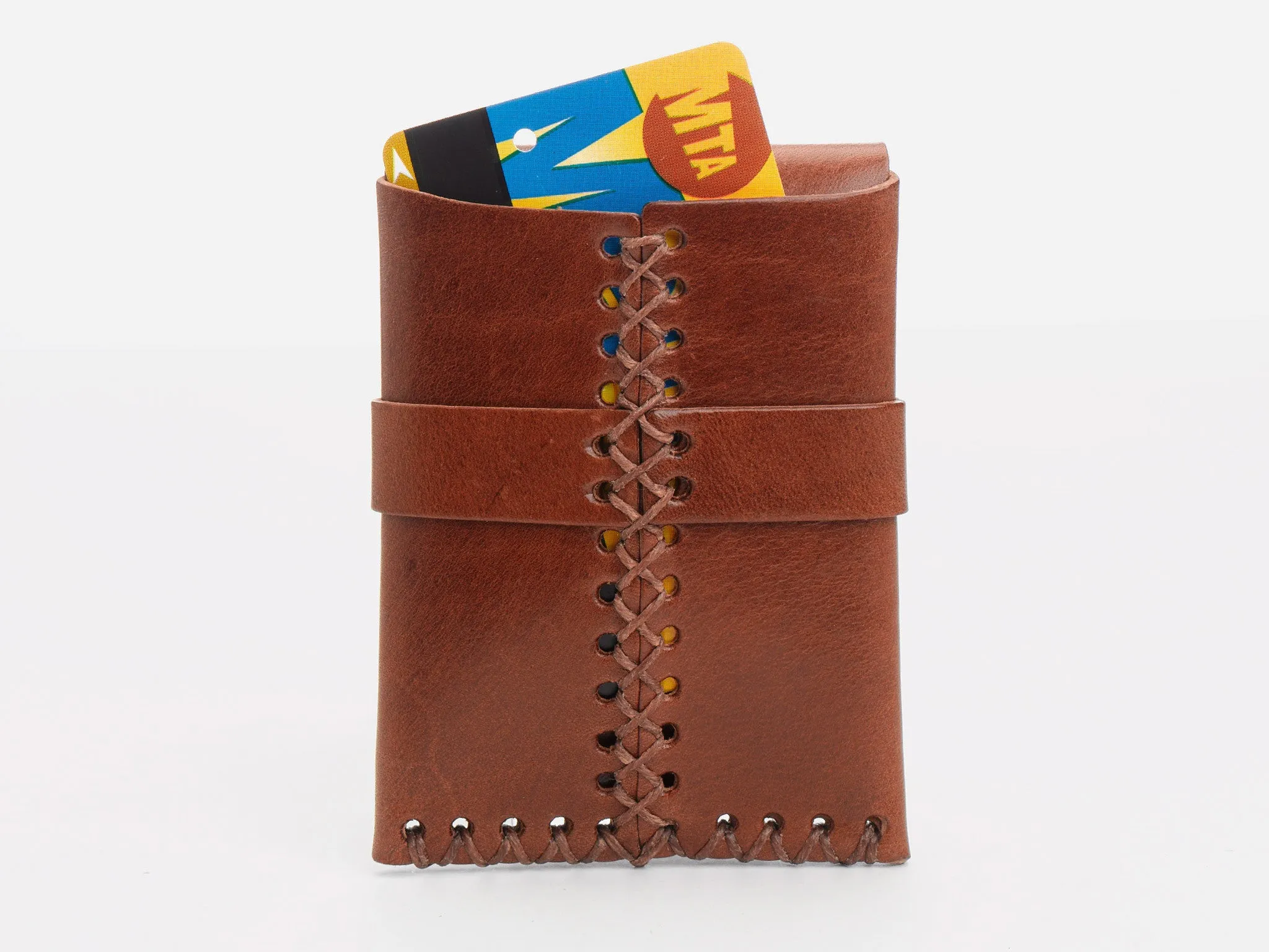 No. 155 Card Case with Flap, Tan sold by Billykirk product image thumbnail 2