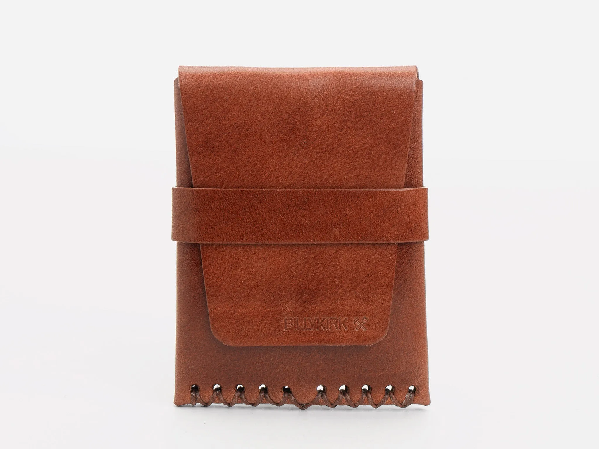 No. 155 Card Case with Flap, Tan sold by Billykirk