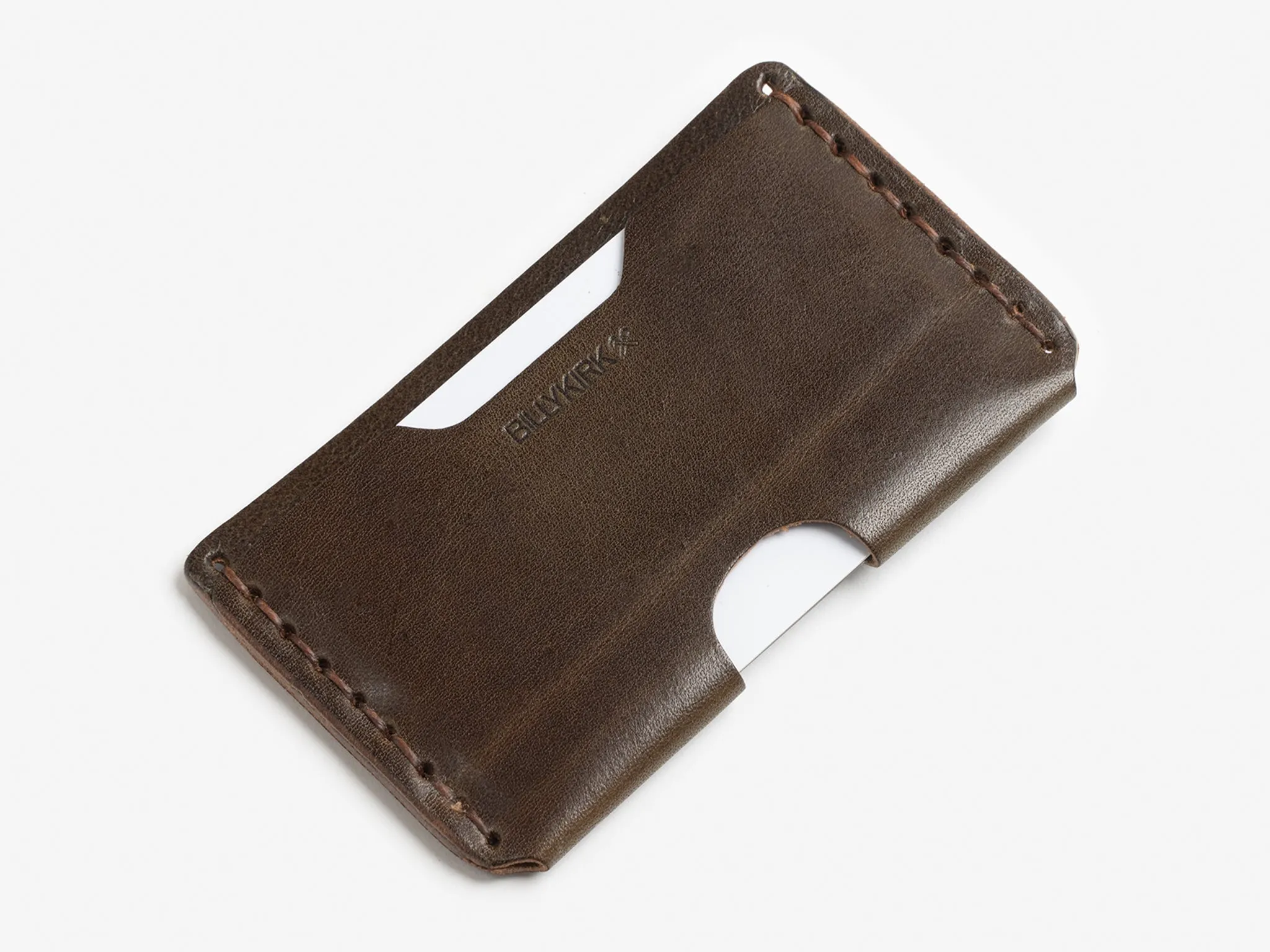 No. 397 Slim Card Case, Olive sold by Billykirk
