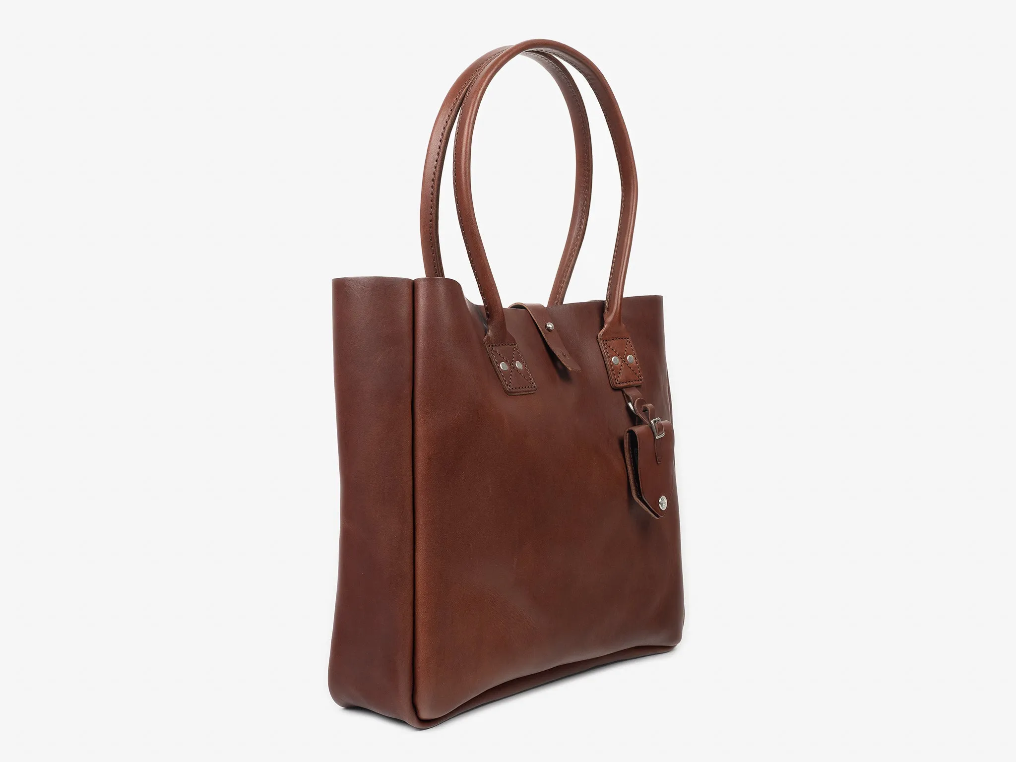 No. 235 Leather Tote Inward Seam, Hickory sold by Billykirk product image thumbnail 2