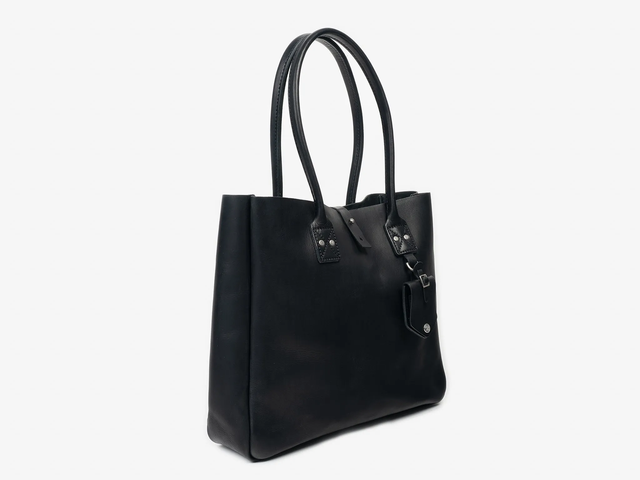 No. 235 Leather Tote Inward Seam, Black sold by Billykirk product image thumbnail 2