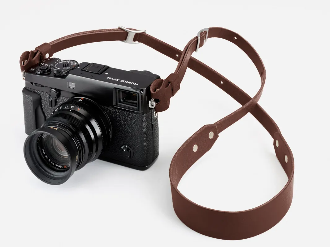 No. 495 Camera Strap, Hickory sold by Billykirk